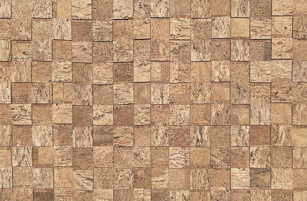 wood cubes acoustic cork wall tiles panels