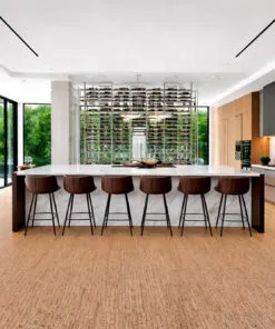 Modern kitchen with Woodflow cork flooring